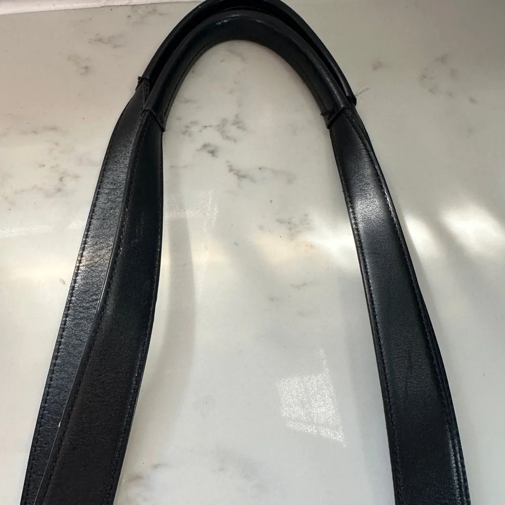 Vintage Coach Black Tote Bag Laptop Bag Diaper Bag Large Shoulder Tote